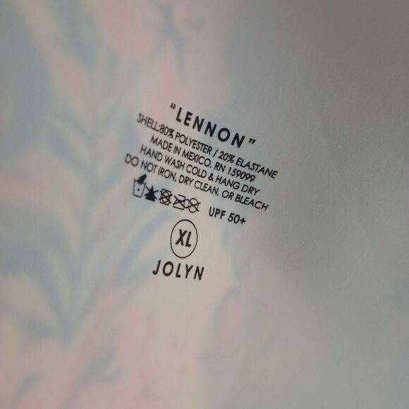 Jolyn Long Sleeve Surf One Piece "Lennon" XL Beach SPF 50 SWIM SUIT BATHING SUIT - Picture 6 of 6